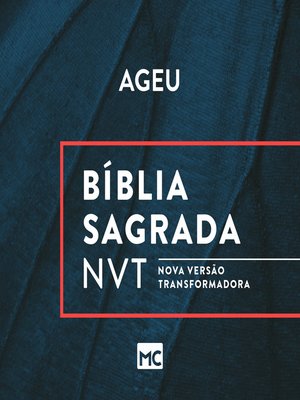 cover image of Bíblia NVT--Ageu